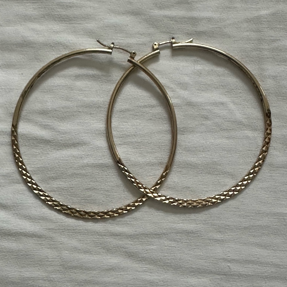 Gold Hoop Earrings